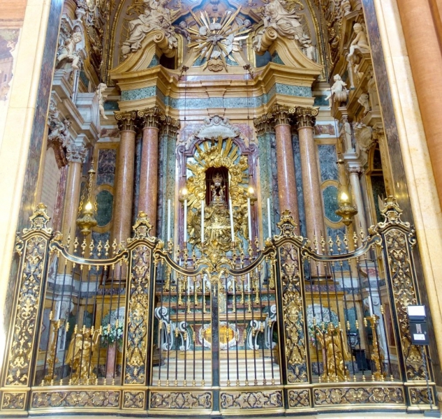 Chapel inside the Basilica of San Petronio of Bologna, Emilia-Romagna/Italy