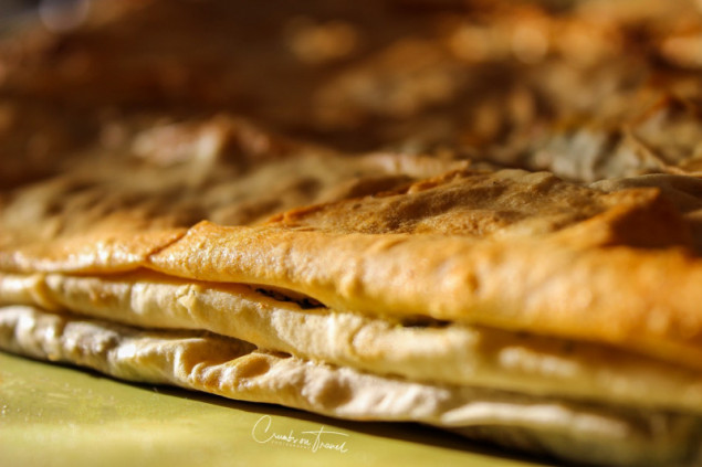 Börek with spinach and Feta cheese