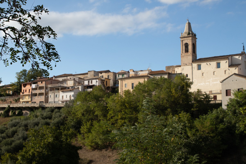 View of Castilenti in Abruzzo