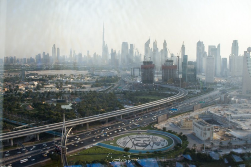 View from The Frame Dubai
