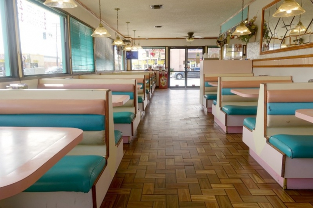 Taco shop of the fifties, California, USA
