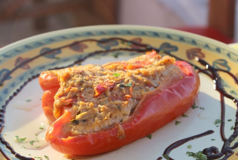 Peperone imbottito – stuffed bell pepper