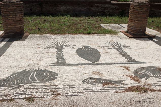 The mosaics of Ostia Antica, Lazio/Italy