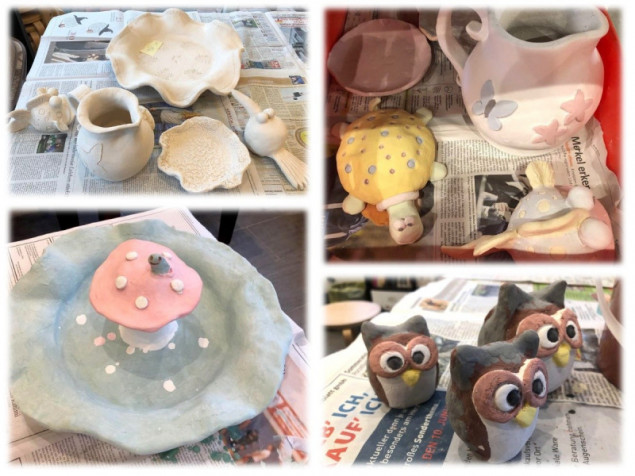 Pottery in preperation - smartphone upload