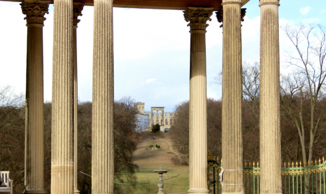 Columns at Sanssoucis, Potsdam, Germany