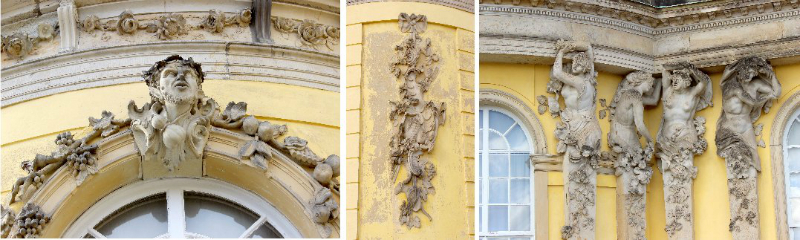 Details, Sanssoucis, Potsdam, Germany