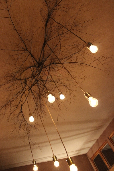 Lights in the Sauvage Restaurant in Berlin
