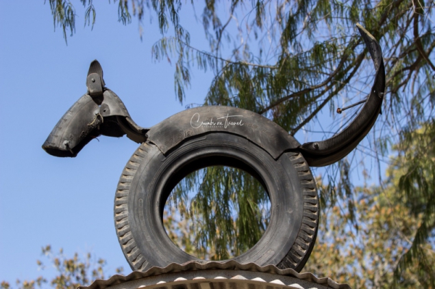 San Diego Zoo Safari Park, California/USA -sculpture