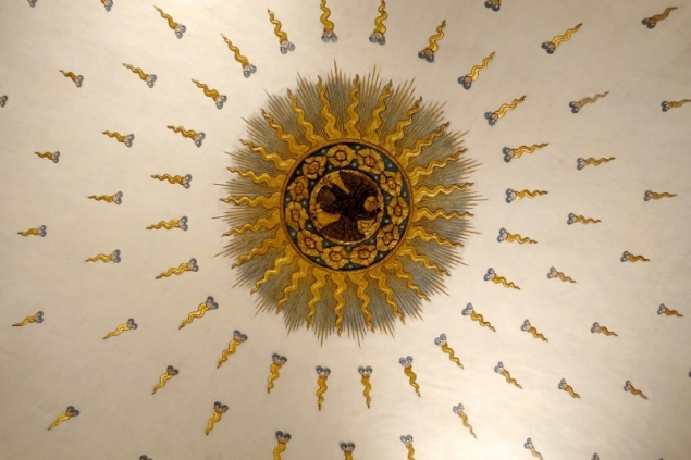 Ceiling at the Palazzo Ducale of Urbino, Le Marche/Italy