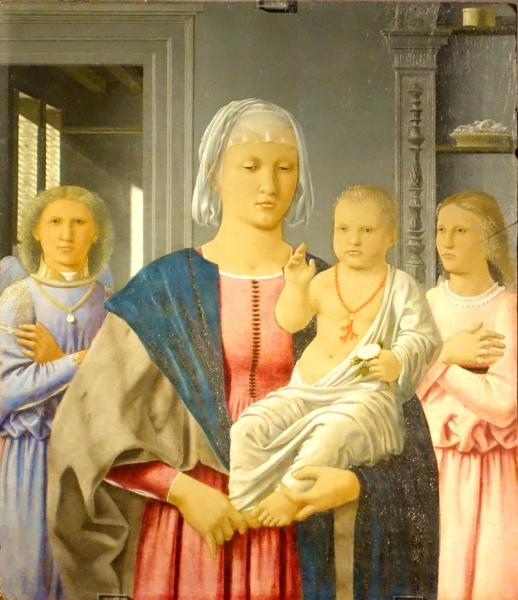 La Madonna di Senigallia, Pero della Francesca, Italien painyer, seen at the Palazzo Ducale of Urbino, Le Marche/Italy