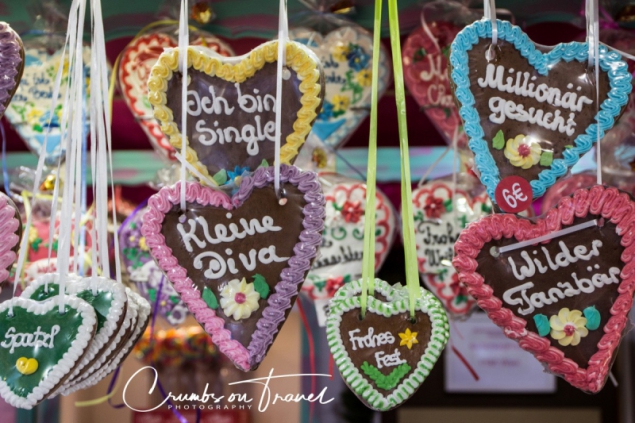 'My sweetie'-hearts, seen on a Xmas market in Vienna/Austria