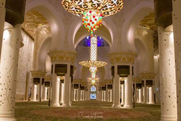 Inside the Sheikh Zayed Grand Mosque