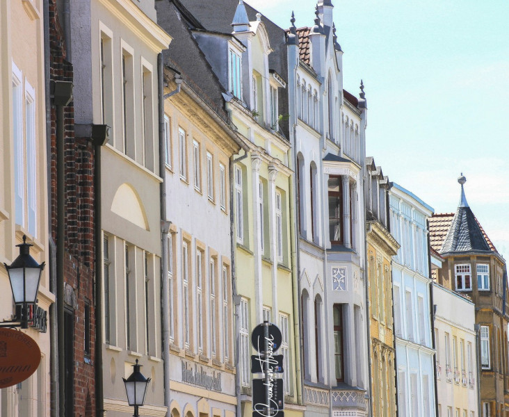 House facades in Wismar