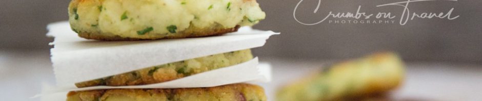 Potato Patties with parsley and bacon
