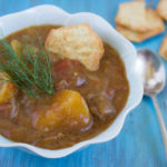 Beef stew with coconut milk