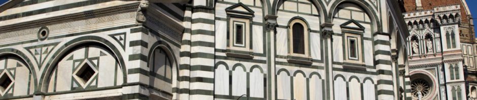 Baptistery in Florence, Tuscany/Italy